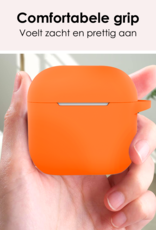 NoXx NoXx Siliconen Hoesje Voor Apple AirPods 4 - Oranje