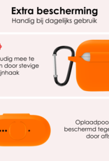 NoXx NoXx Siliconen Hoesje Voor Apple AirPods 4 - Oranje
