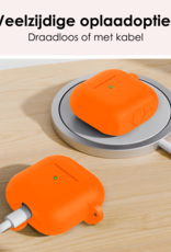 NoXx NoXx Siliconen Hoesje Voor Apple AirPods 4 - Oranje