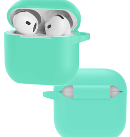 NoXx NoXx Siliconen Hoesje Voor Apple AirPods 4 - Turquoise