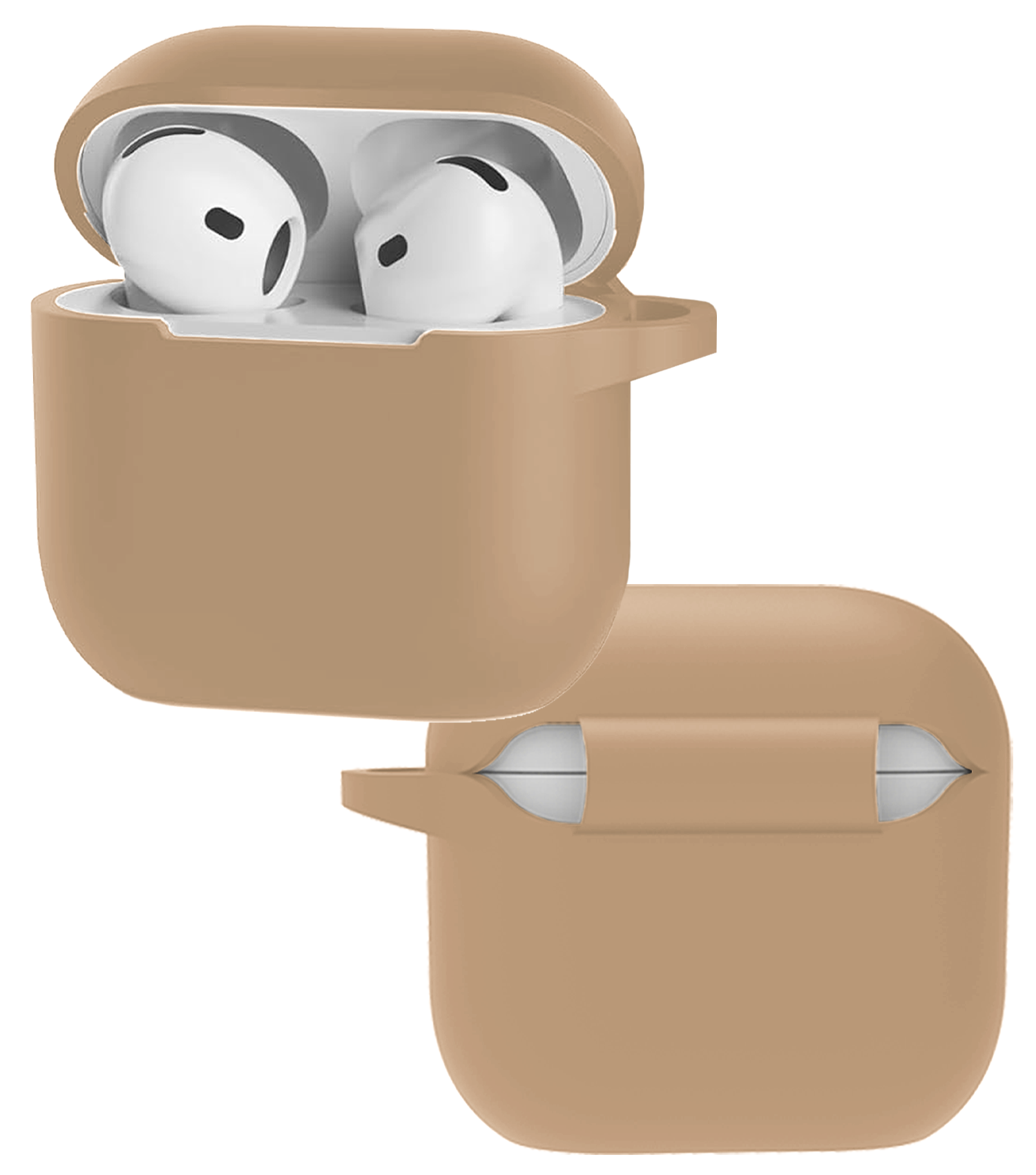 NoXx NoXx Siliconen Hoesje Voor Apple AirPods 4 - Zand
