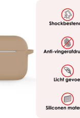 NoXx NoXx Siliconen Hoesje Voor Apple AirPods 4 - Zand