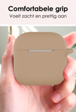 NoXx NoXx Siliconen Hoesje Voor Apple AirPods 4 - Zand