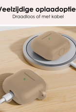 NoXx NoXx Siliconen Hoesje Voor Apple AirPods 4 - Zand