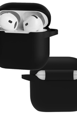 NoXx NoXx Siliconen Hoesje Voor Apple AirPods 4 - Zwart