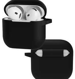 NoXx NoXx Siliconen Hoesje Voor Apple AirPods 4 - Zwart