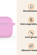 Nomfy Nomfy Siliconen Hoesje Voor Apple AirPods 4 - Flamingo