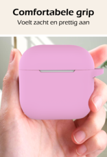 Nomfy Nomfy Siliconen Hoesje Voor Apple AirPods 4 - Flamingo