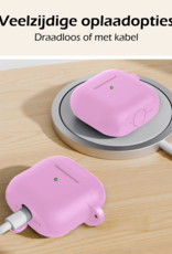 Nomfy Nomfy Siliconen Hoesje Voor Apple AirPods 4 - Flamingo