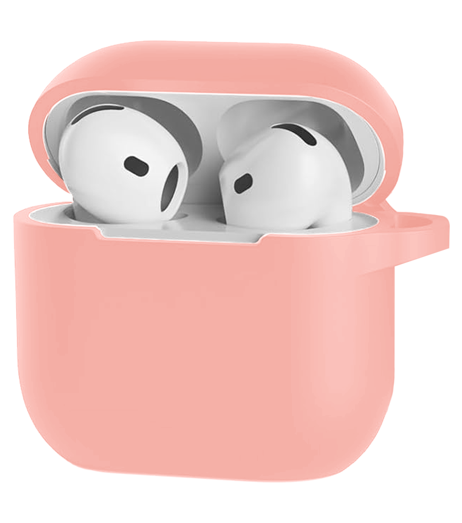 Nomfy Nomfy Siliconen Hoesje Voor Apple AirPods 4 - Lichtroze