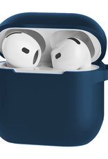 Nomfy Nomfy Siliconen Hoesje Voor Apple AirPods 4 - Navy