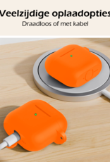 Nomfy Nomfy Siliconen Hoesje Voor Apple AirPods 4 - Oranje