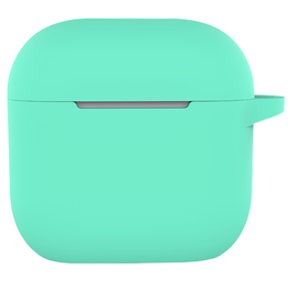 Nomfy Nomfy Siliconen Hoesje Voor Apple AirPods 4 - Turquoise
