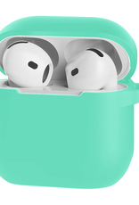 Nomfy Nomfy Siliconen Hoesje Voor Apple AirPods 4 - Turquoise