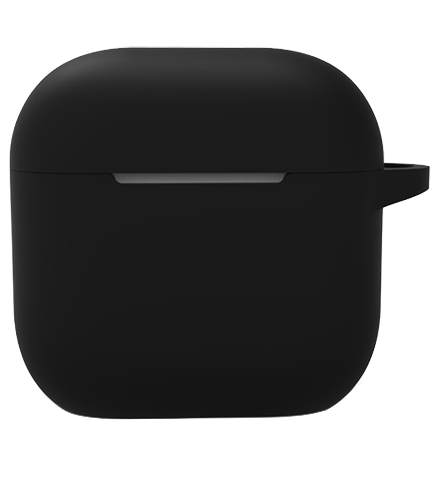 Nomfy Nomfy Siliconen Hoesje Voor Apple AirPods 4 - Zwart