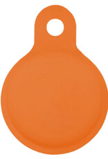 NoXx Hoesje Geschikt voor Apple AirTag-Sleutelhanger Houder Siliconen Hoes - Hoes Geschikt voor Apple AirTag Hoesje - Oranje - 4x
