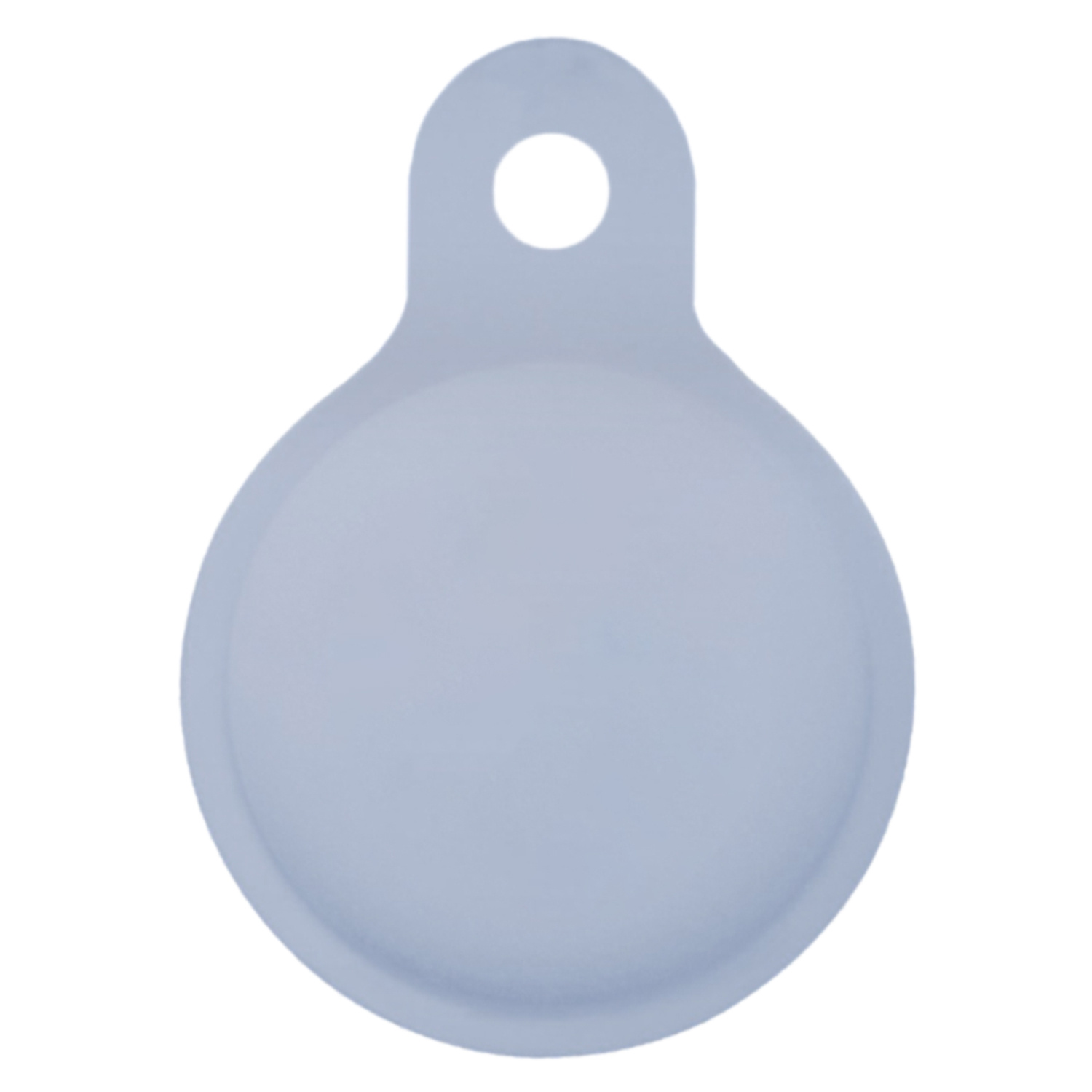 Nomfy Hoesje Geschikt voor Apple AirTag Sleutelhanger Hoes Siliconen Hoesje - Siliconen Hoesje Geschikt voor Apple AirTag-Sleutelhanger Hoesje - Grijsblauw - 4 PACK