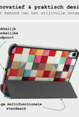 BASEY. BASEY. iPad Mini 7 Hoesje Met Screenprotector - Blokken