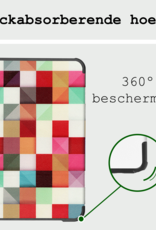 BASEY. BASEY. iPad Mini 7 Hoesje Met Screenprotector - Blokken