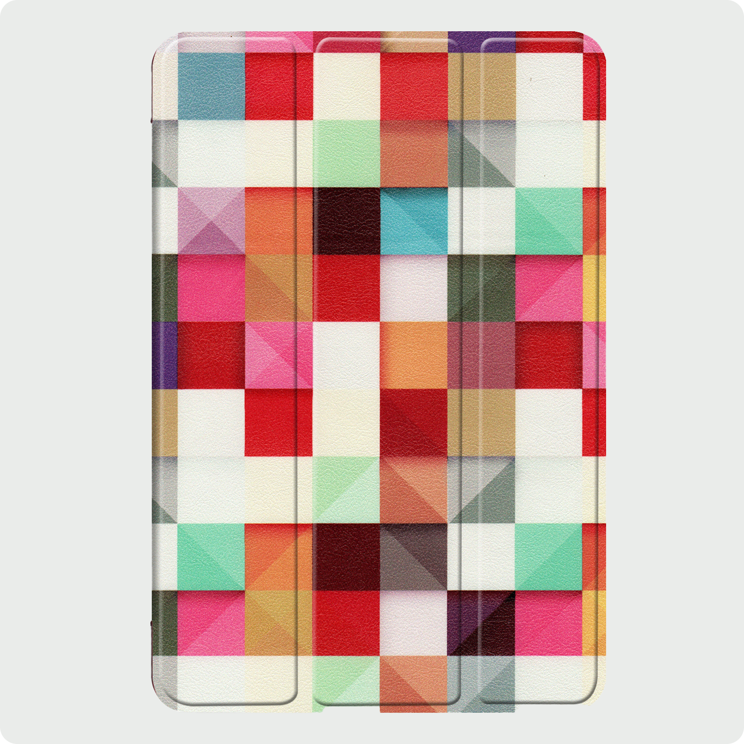 BASEY. BASEY. iPad Mini 7 Hoesje Met Screenprotector - Blokken