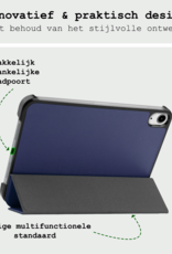 BASEY. BASEY. iPad Mini 7 Hoesje Met Screenprotector - Donkerblauw