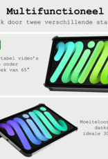 BASEY. BASEY. iPad Mini 7 Hoesje Met Screenprotector - Donkergroen