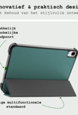 BASEY. BASEY. iPad Mini 7 Hoesje Met Screenprotector - Donkergroen