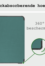 BASEY. BASEY. iPad Mini 7 Hoesje Met Screenprotector - Donkergroen