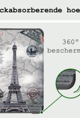 BASEY. BASEY. iPad Mini 7 Hoesje Met Screenprotector - Eiffeltoren