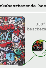 BASEY. BASEY. iPad Mini 7 Hoesje Met Screenprotector - Graffity