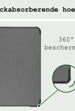 BASEY. BASEY. iPad Mini 7 Hoesje Met Screenprotector - Grijs