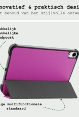 BASEY. BASEY. iPad Mini 7 Hoesje Met Screenprotector - Paars