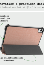 BASEY. BASEY. iPad Mini 7 Hoesje Met Screenprotector - Rose goud