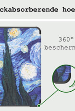 BASEY. BASEY. iPad Mini 7 Hoesje Met Screenprotector - Sterrenhemel