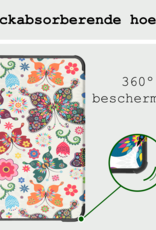 BASEY. BASEY. iPad Mini 7 Hoesje Met Screenprotector - Vlinders