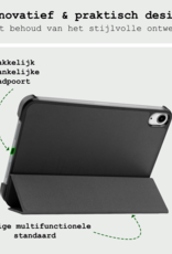 BASEY. BASEY. iPad Mini 7 Hoesje Met Screenprotector - Zwart