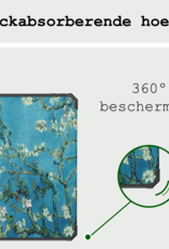 BASEY. BASEY. iPad Mini 7 Hoesje Met Uitsparing Apple Pencil En Met Screenprotector - Witte Bloesem