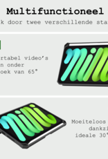 BASEY. BASEY. iPad Mini 7 Hoesje Met Uitsparing Apple Pencil En Met Screenprotector - Eiffeltoren