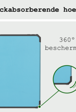 BASEY. BASEY. iPad Mini 7 Hoesje Met Uitsparing Apple Pencil En Met Screenprotector - Lichtblauw