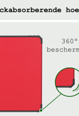 BASEY. BASEY. iPad Mini 7 Hoesje Met Uitsparing Apple Pencil En Met Screenprotector - Rood