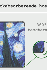 BASEY. BASEY. iPad Mini 7 Hoesje Met Uitsparing Apple Pencil En Met Screenprotector - Sterrenhemel
