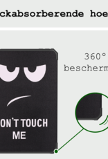 BASEY. BASEY. iPad Mini 7 Hoesje Met Uitsparing Apple Pencil En Met Screenprotector - Don't touch me