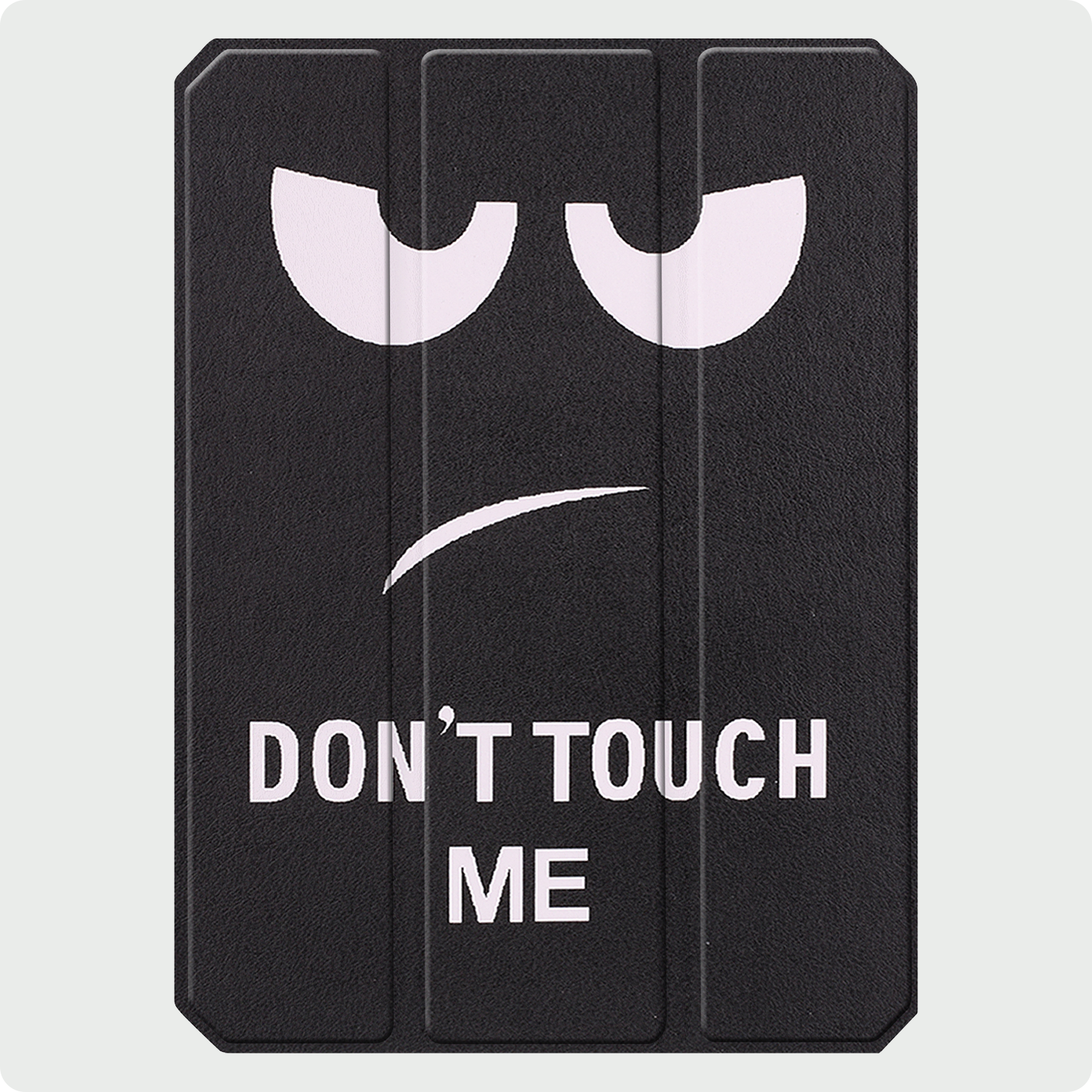 BASEY. BASEY. iPad Mini 7 Hoesje Met Uitsparing Apple Pencil En Met Screenprotector - Don't touch me