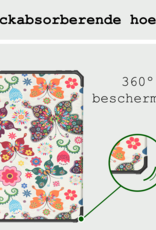 BASEY. BASEY. iPad Mini 7 Hoesje Met Uitsparing Apple Pencil En Met Screenprotector - Vlinder