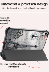 NoXx NoXx iPad Mini 7 Hoesje Met Screenprotector - Eiffeltoren