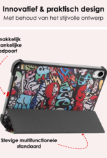 NoXx NoXx iPad Mini 7 Hoesje Met Screenprotector - Graffity