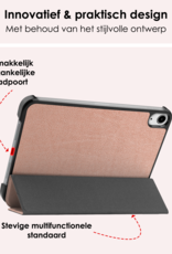 NoXx NoXx iPad Mini 7 Hoesje Met Screenprotector - Rose goud