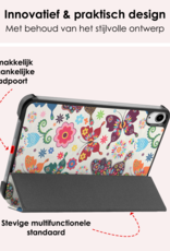 NoXx NoXx iPad Mini 7 Hoesje Met Screenprotector - Vlinders