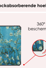 NoXx NoXx iPad Mini 7 Hoesje Met Uitsparing Apple Pencil En Met Screenprotector - Witte Bloesem