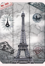 NoXx NoXx iPad Mini 7 Hoesje Met Uitsparing Apple Pencil En Met Screenprotector - Eiffeltoren